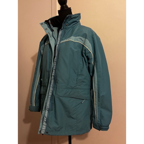 2-in-1 Turquoise Winter Coat - Picture 4 of 15